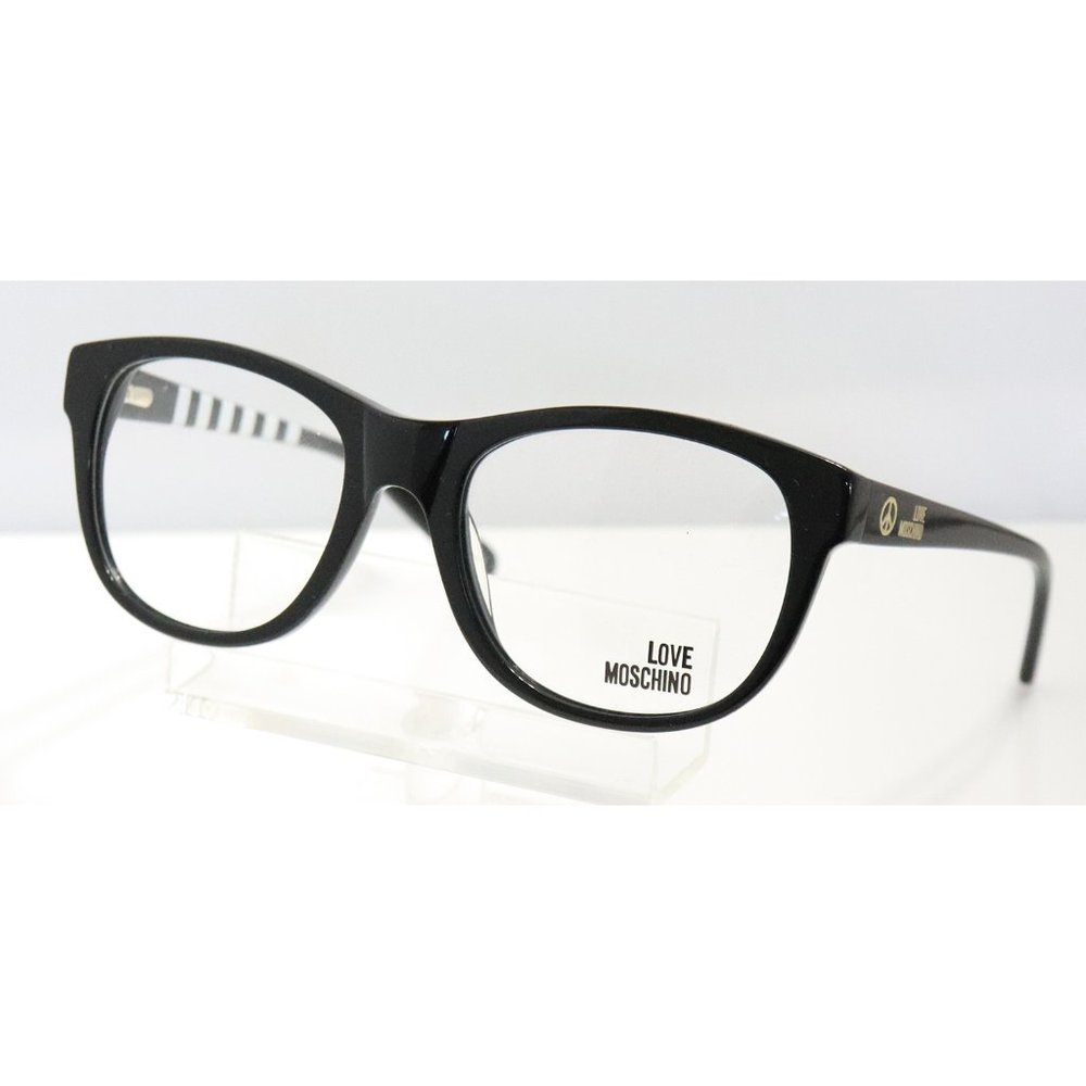 New Women's Love Moschino Black Eyeglasses
